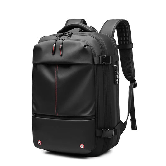 Männer Reise Vakuum Rucksack Kompression 17 Zoll Laptop Rucksack Business Große Kapazität Schulrucksack Erweiterter Wanderrucksack